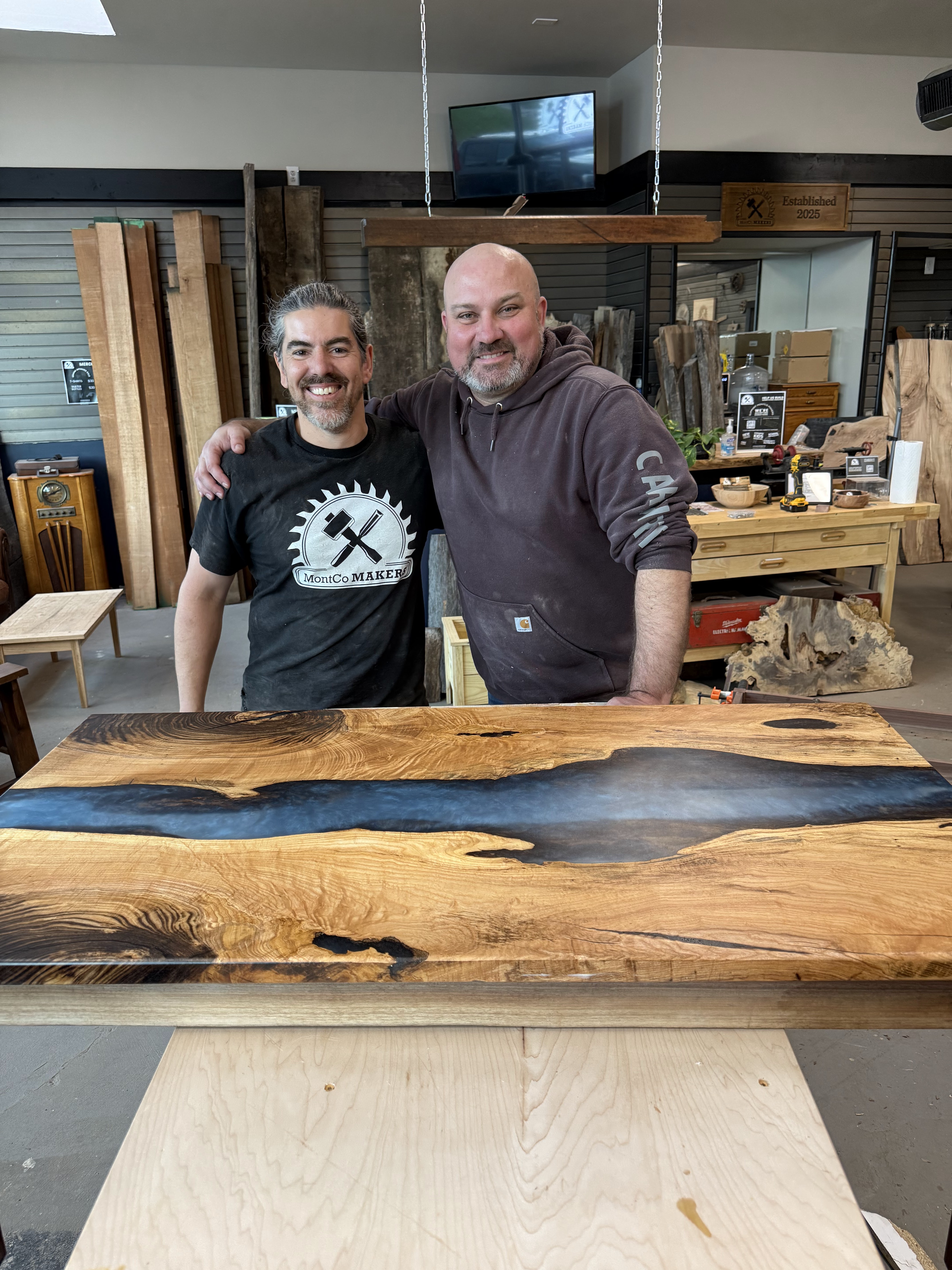 Make an Epoxy River Coffee Table